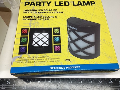 SEACHOICE 03711 Solar party Lights 4 PACK LED Multi Color Or One Color Auto Low$ - Picture 8 of 15