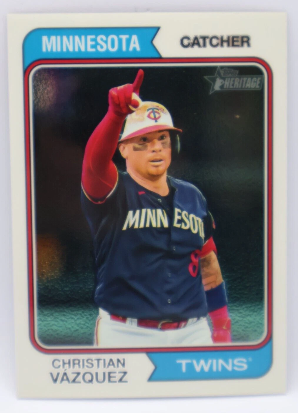 Christian Vazquez trading card