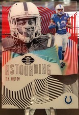 T.Y. Hilton 2019 Panini Illusions Astounding Insert RED /50 Colts