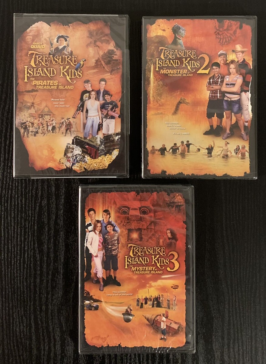 NEW RARE Complete DVD Set of Treasure Island Kids 1 2 3