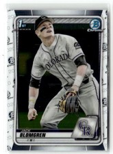 2020 Bowman Draft #BD-162 Jack Blomgren Chrome