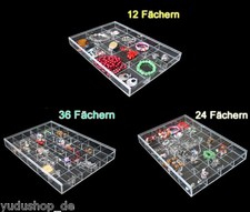 Acryl Schmucklade Aufbewahrungsbox Schmuckkasten Vorlagebrett mit Deckel