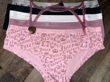 Juicy Couture  Women's Hipster Underwear Panties Cotton Blend 5-Pair  XL
