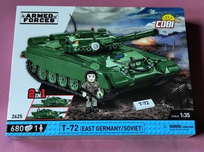 COBI 2625  T-72 (EAST GERMANY/SOVIET) KAMPFPANZER ARMED FORCES 2 IN 1 NEU & OVP*
