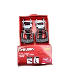 16 Ft. X 1.25 In. Ratchet Tie-down Straps With S-hook 2-pack 16 Ft. X 1.25 In. Ratchet Tie-down Straps With S-hook 2-pack