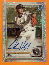 2020 Bowman Chrome Adam Hill Prospect Auto Speckle Refractor /299 #CPA-AHI