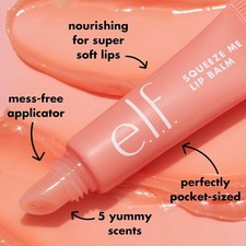 Squeeze Me Lip Balm, Moisturising Lip Balm for a Sheer Tint of Colour strawberry
