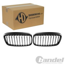 DIEDERICHS K�HLERGRILL SCHWARZ MATT passend f�r BMW 2er F45 Performance-Look