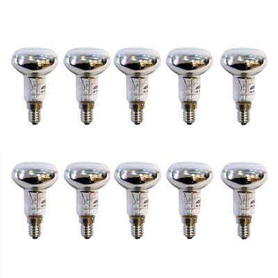 10 x Leuci Reflektor Glühbirne R50 60W Glühlampe E14 Reflektorlampe 60 Watt warm
