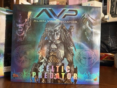 Hot Toys AVP CELTIC PREDATOR 1/6 Fig 2005 AVP MMS09 MIB RARE 1st Ed US Seller