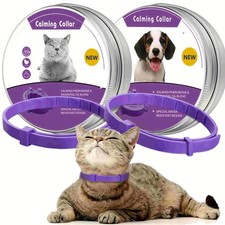 Calming Pet Collar For Anxious Pets - Cat And Dog Anxiety Reducing Necklace