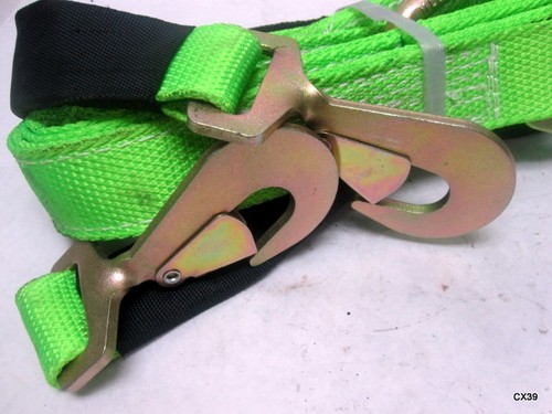 V-Bridle Strap 2"x6' w/Snap Hooks w/ Cordura Sleeve & Axle Recovery Tow Strap - Bild 2 von 6