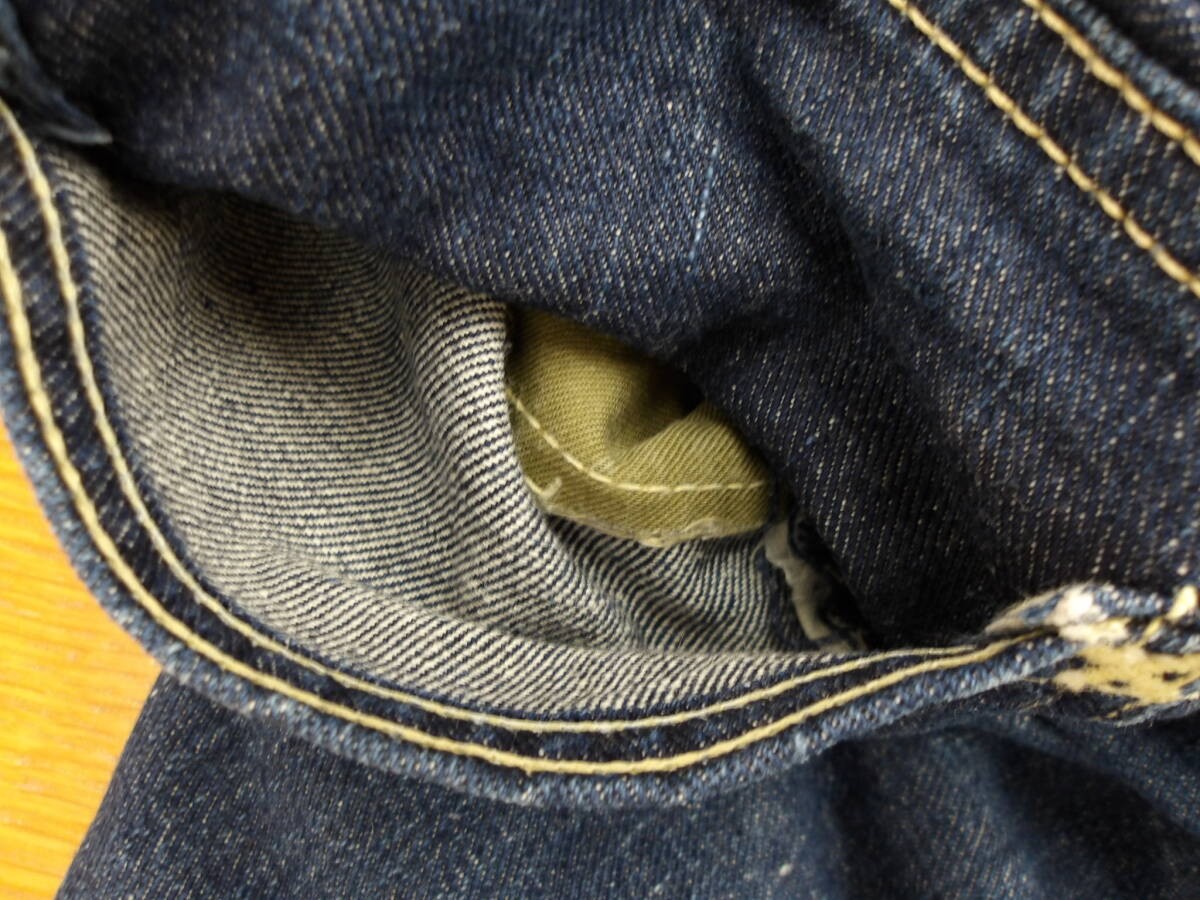 Vintage 1950s Lee 101Z Denim Pants Jean Bottoms Mens Size 36×29 Very Rare image 7