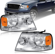 For 2004-2008 Ford F150 Headlights For 2006-2008 Lincoln Mark Lt Chrome Housing