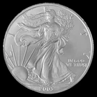2003 1oz BU American Eagle Silver Dollar + Free 2004-S US Mint Proof Set