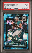 2022 Panini Donruss Optic #276 Skylar Thompson Ice /15 PSA 9