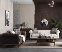 Sofagarnitur SitzmöBel 2X Sofas 3 Sitzer Couchtisch Wohnzimmer Set 3Tlg