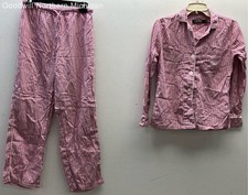 Women's LAUREN RALPH LAUREN Pink Striped Pajama Set - Size XS