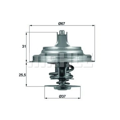 Behr Thermostat avec Joint pour Audi VW Volvo - Photo 1/4