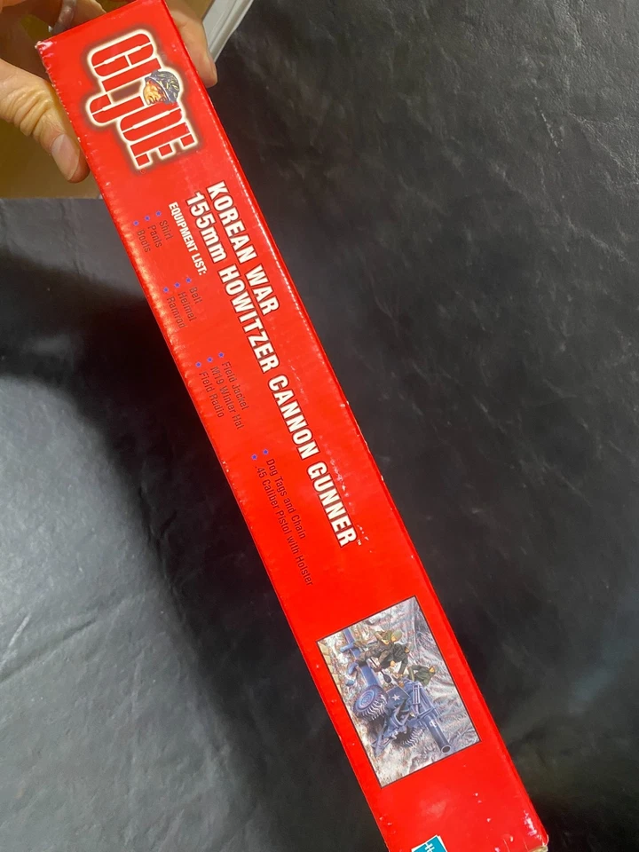 GI Joe 155mm Obús Cañón Artillero 12" Figura de acción Soldado Hasbro 2001 Foto 3 de 4