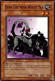 YuGiOh Dark Cat with White Tail MFC-EN083 Common Englisch Good unl.
