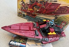 MORAY HYDROFOIL W BOX Lens & LAMPREYS 100 COMPLETE 1985 GI JOE VINTAGE CLEAN