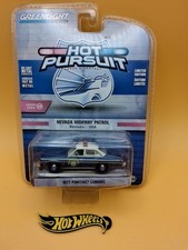 HOT PURSUIT 1977 PONTIAC LEMANS NEVADA HIGHWAY PATROL USA GREENLIGHT  🔥29