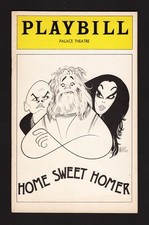Yul Brynner "HOME SWEET HOMER" Joan Diener 1976 Rare FLOP Opening Night Playbill