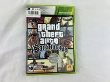 Grand Theft Auto San Andreas (Xbox 360, 2015) Platinum Hits Complete with Map