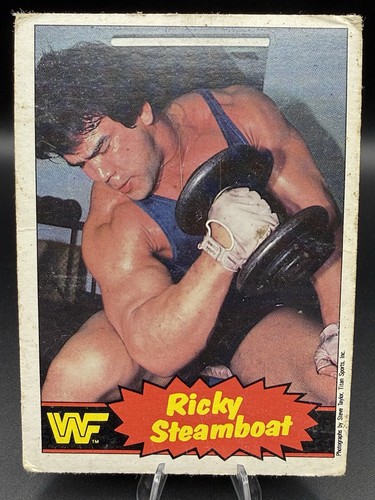 1985 O Pee Chee WWF Series 2 Ricky Steamboat #5 card