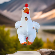 Unisex Inflatable Costume Full Body Chicken T...