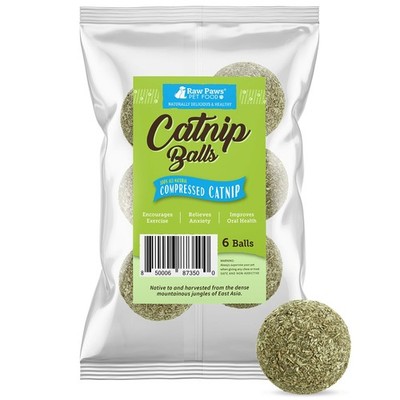 Catnip Balls for Cats, (6-Count) - Interactive Cat Toy for Indoor Cats - Cat ...