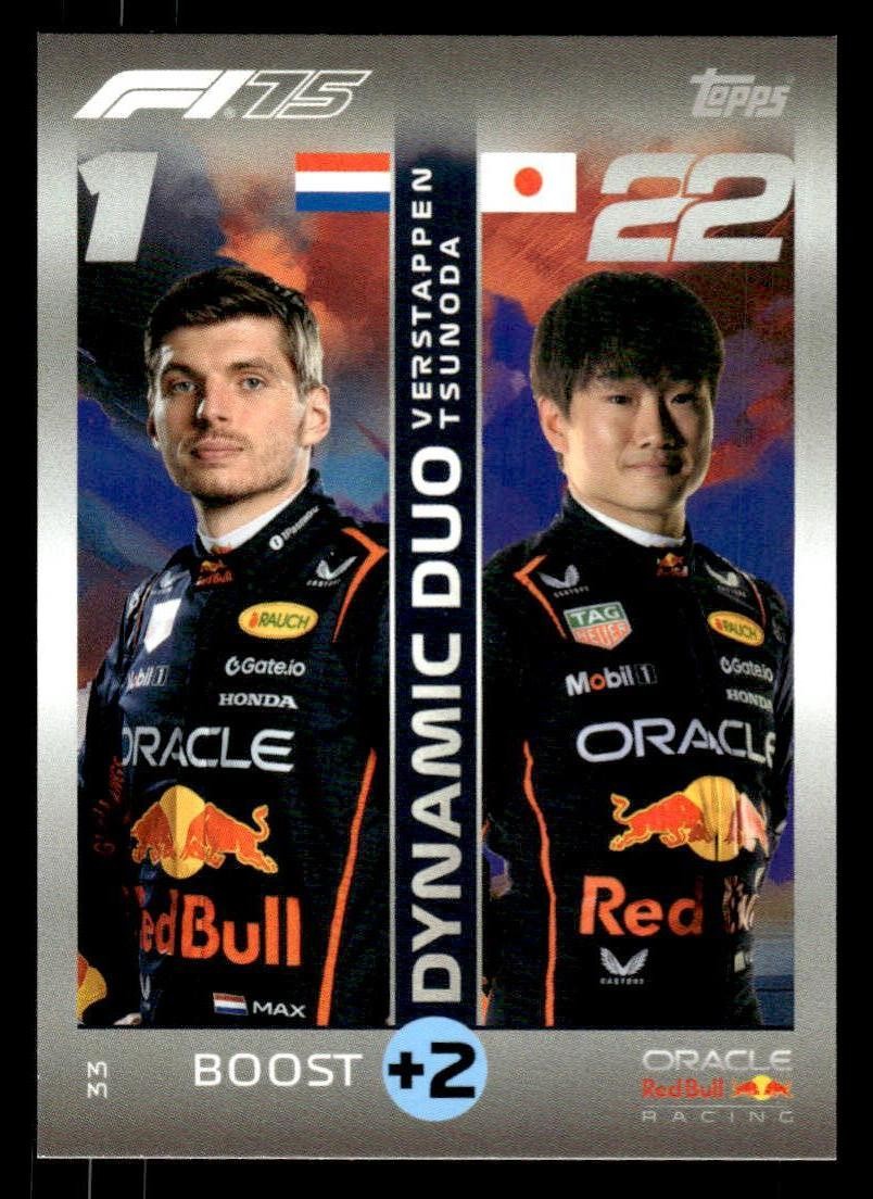 2025 Topps Turbo Attax F1 #33 Max Verstappen / Yuki Tsunoda card