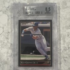 Leaf 1992 Gold Previews Ken Griffey Jr. #24 Gold Preview BGS 8.5