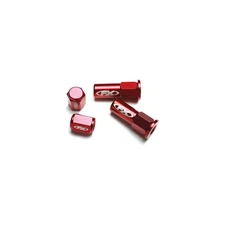 Factory Effex Valve Cap/Rim Lock Kit - Red 12-36722