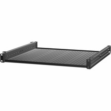 APC AR8125 16"-24" Deep Adjustable Shelf 250lbs Capacity - Black