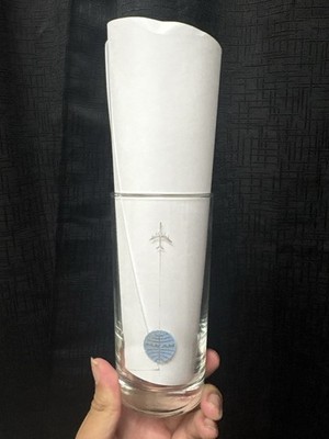 Vintage Pan Am Pacific Inaugural Flight Jet Clipper Glass - Collectibles
