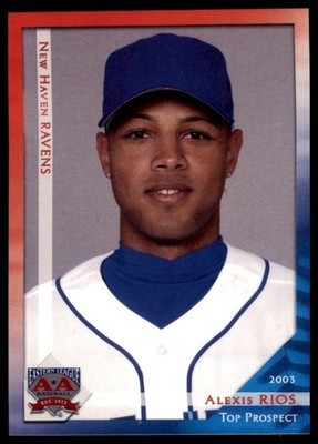 2003 Grandstand Eastern League Top Prospects #NNO Alexis Rios Ravens NM MT
