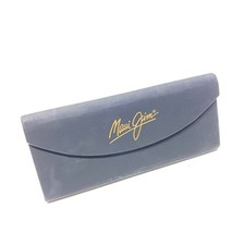 MAUI JIM AUTHENTIC EYEGLASSES SUNGLASSES BLACK GOLD FLAP CASE CLOTH