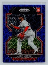 2022 Panini Prizm #207 Jack Lopez Blue Velocity Prizm