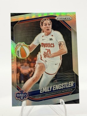 2025 Panini Prizm WNBA - Emily Engstler #84 Silver Prizm - Mystics - 2d