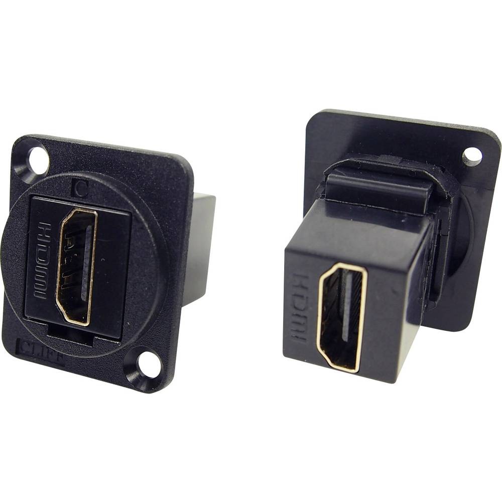 Prolongateur HDMI femelle raccord coupleur Cliff CP30200G pour écran de salon