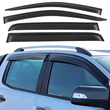 Windabweiser Regenabweiser schwarz getönt Für 2012-2022 Ford Ranger T6 T7 T8