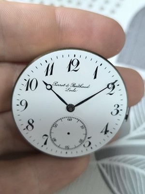Movement Pocket Watch Perret Berthoud Locle Minuit Repeater