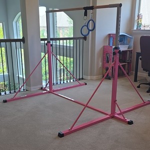 Adjustible Gymnastics Bar - Full size & Sturdy