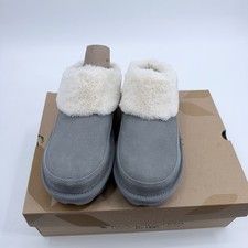 Koolaburra by UGG Tizzey Clogs Slippers Gray Suede Slip On Shoes Women 11 NEW