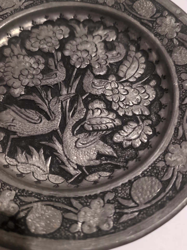 Arte de metal persa vintage y hecho a mano - decoración para hogar/oficina 7,5" Foto 3 de 4