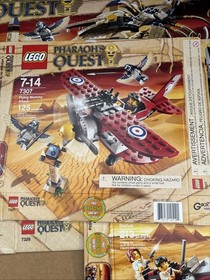 Lego Pharaoh&rsquo;s Quest Empty Box Lot 7327 7326 7324 7307 