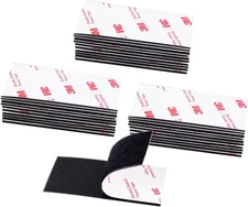 Hook and Loop Tape 2in x 4in x 30 Pairs, Heavy Duty Adhesion Strip, Slef