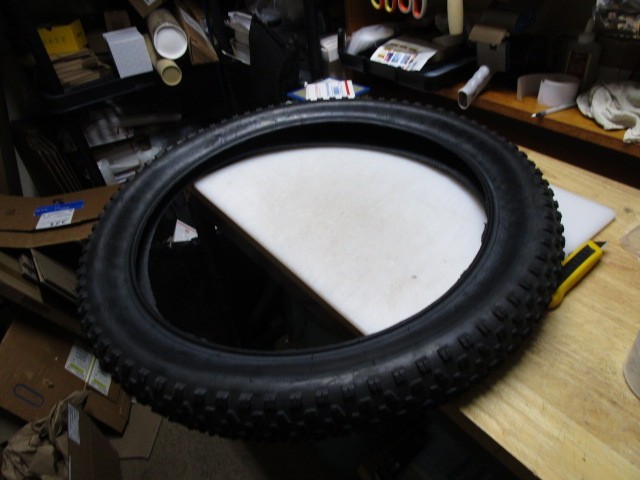 26X4.0  Mountain Fat Bike KNOBBY Bicycle Tire 26"x4.0 USED W
